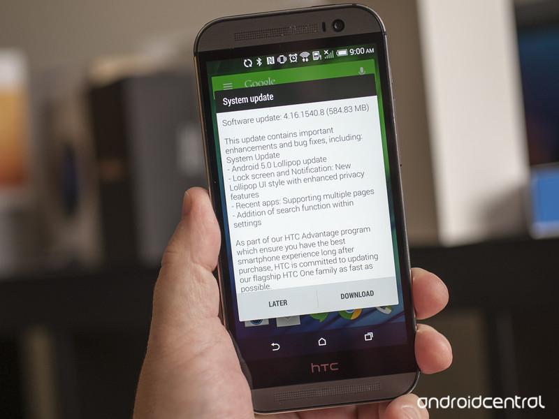 HTC One (M8)    Android 5.0 Lollipop 