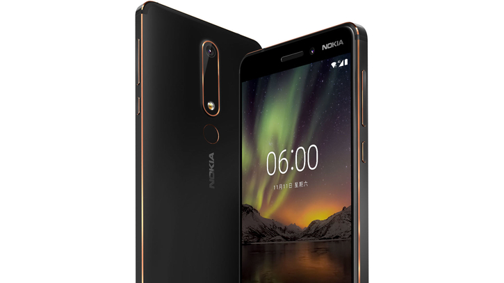   Nokia 6:     