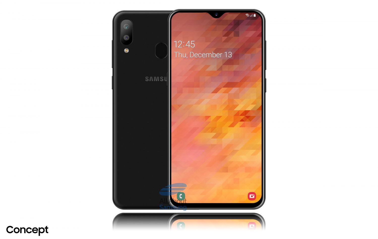 Samsung Galaxy M30 получит большой аккумулятор и маленький вырез