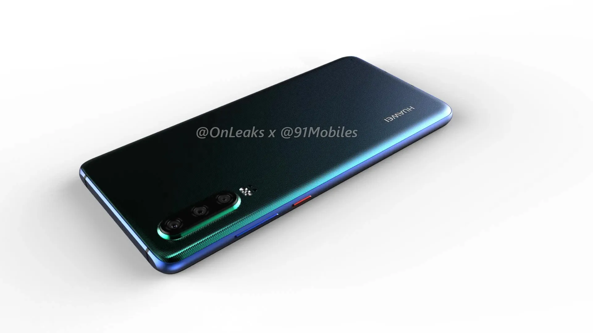 Рендеры Huawei P30: сканер в экране, четыре камеры и 3,5-мм джек