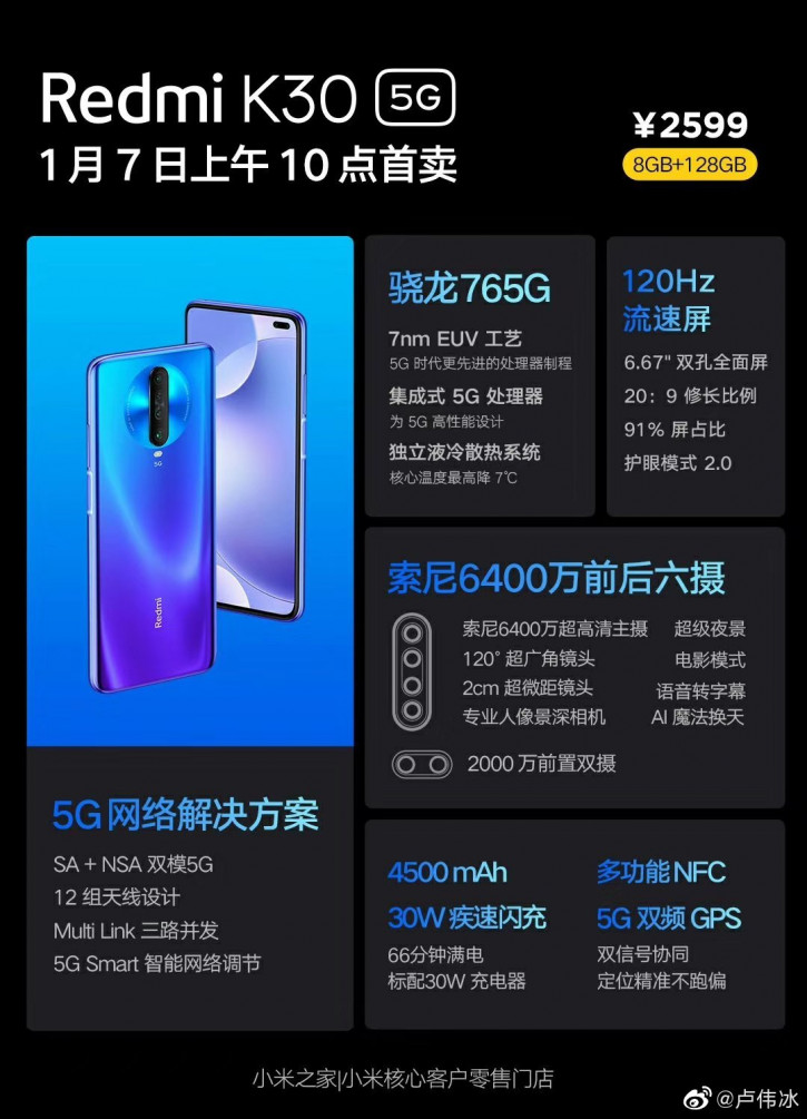 Лучшая версия Xiaomi Redmi K30 в продаже уже завтра