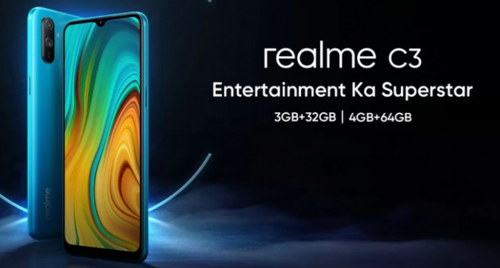   Realme C3:     