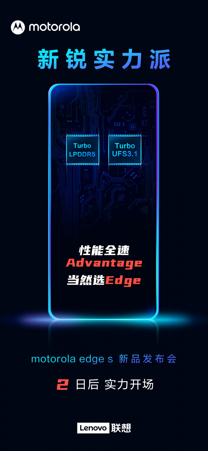    Motorola Edge S  
