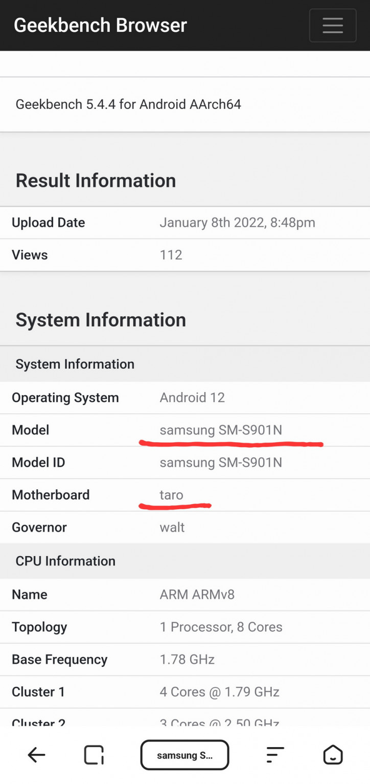 Samsung  Exynos  AMD  Galaxy S22?