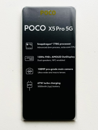 POCO X5 Pro подтвержден! Характеристики, дизайн, фото коробки