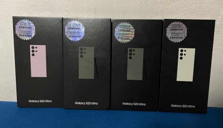 Samsung Galaxy S23 Ultra во всех цветах с коробками на фото и видео