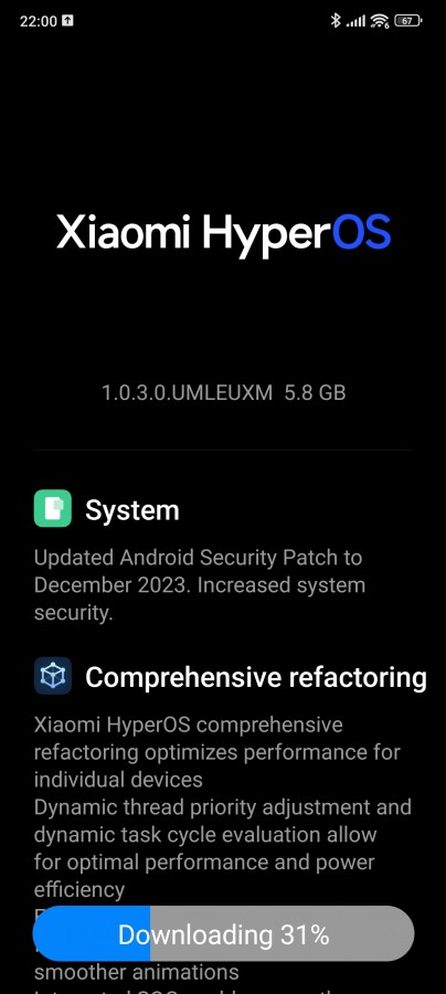 Xiaomi 13T Pro Global обновляется до HyperOS 1.0.3 на Android 14