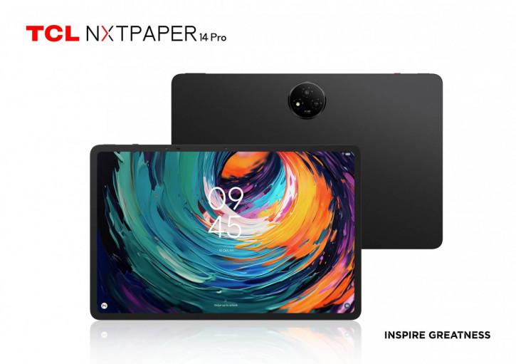 Анонс TCL NXTPaper 14 Pro: огромный планшет с защитой для глаз
