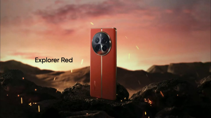 Спецверсия Realme 12 Pro+ в красном цвете показали на живых фото