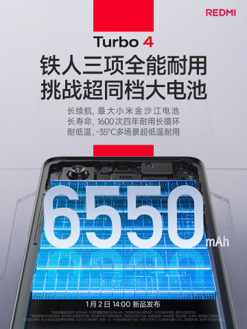 Xiaomi Redmi Turbo 4:     