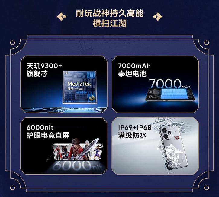 Realme представила лимитку GT Neo 7 по Portrait of Jianghu: Bad Guys