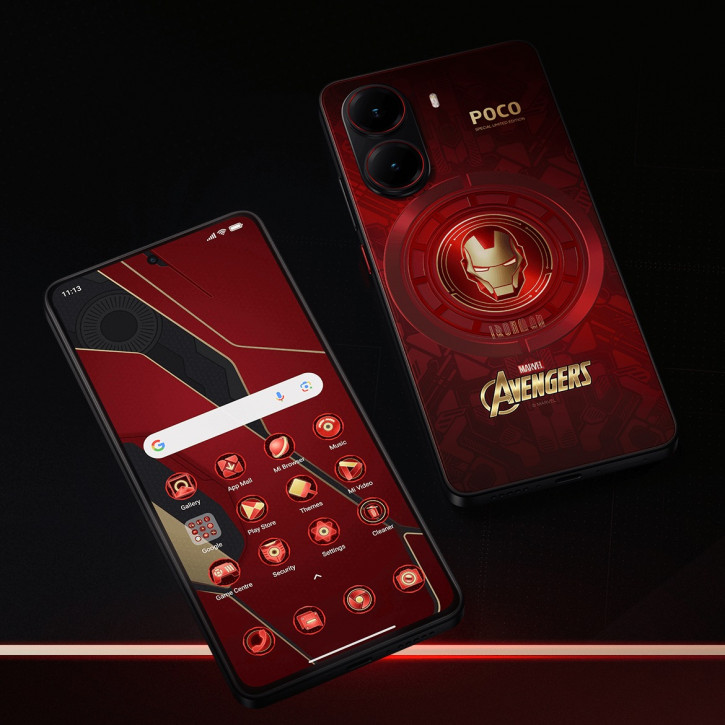 POCO X7 Pro Iron Man Edition:      Marvel