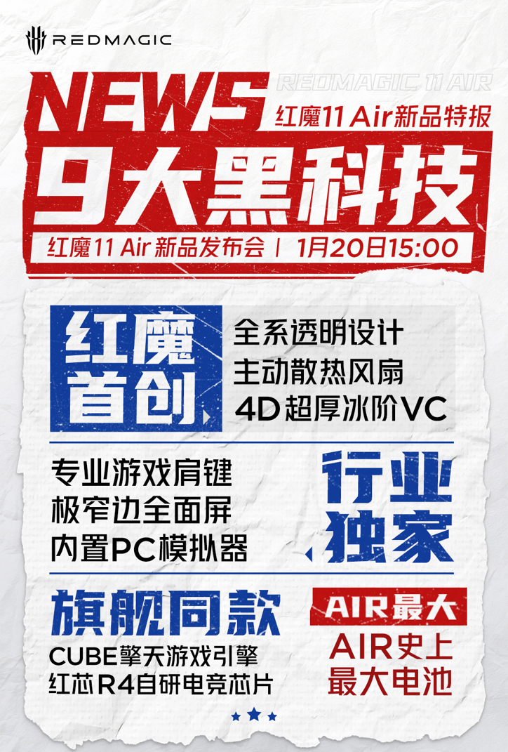 9 передовых фишек Red Magic 11 Air и все его расцветки