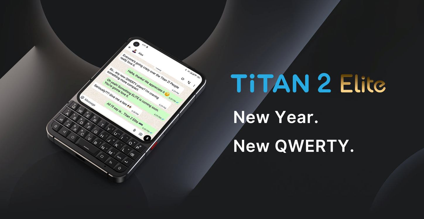Unihertz Titan 2 Elite — флагманский смартфон с QWERTY-клавиатурой?