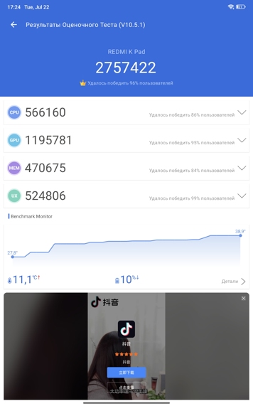 Обзор Redmi K Pad: победил Lenovo Legion Y700 Gen 4? 