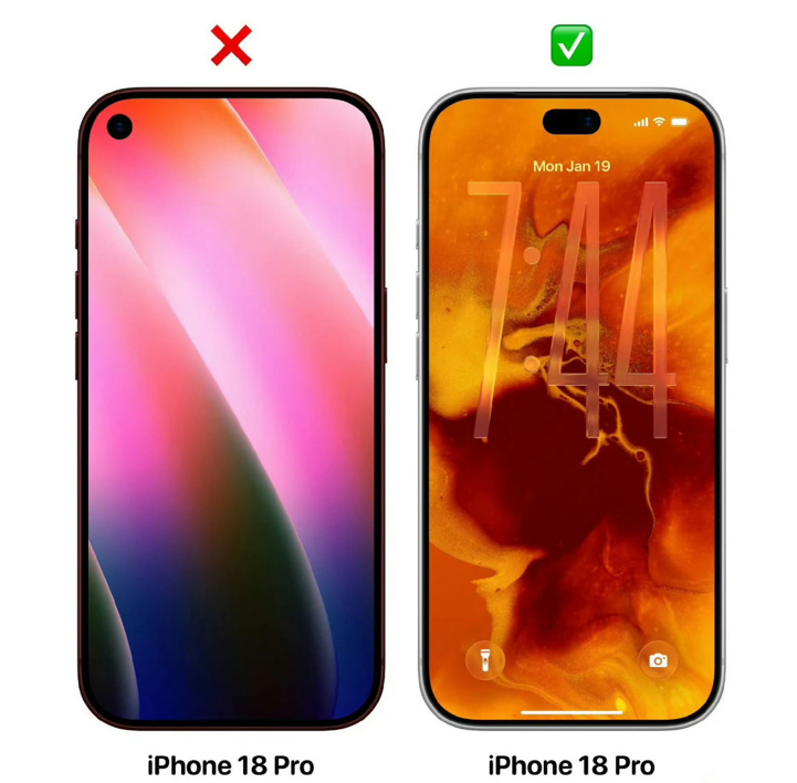 Не верьте концептам: iPhone 18 Pro не получит фронталку в углу экрана