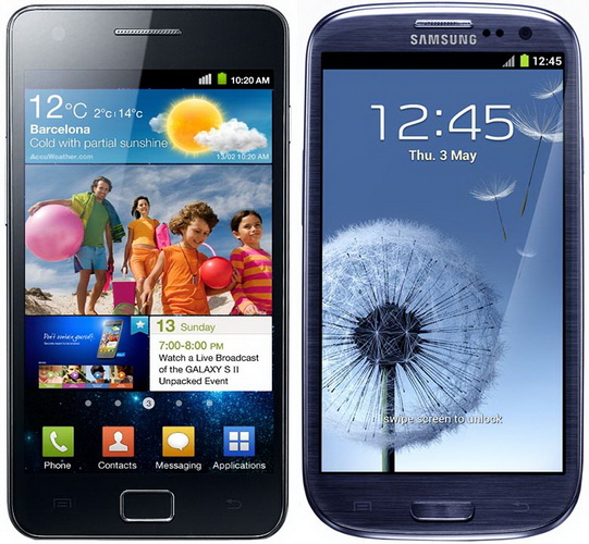 Samsung   Galaxy S 3  S 2  Android 4.1 JB