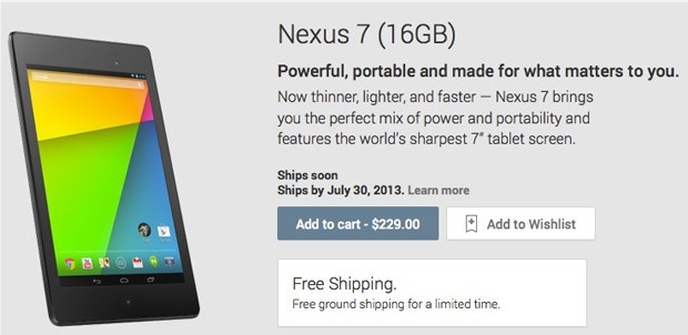  Nexus 7      Google Play