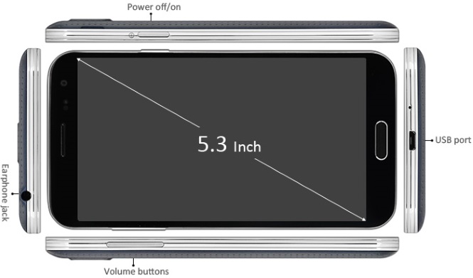 Kingelon G9000 -  Samsung Galaxy S5 c 5,3'' 
