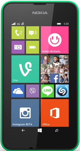 Lumia 530 -     Windows Phone 8.1