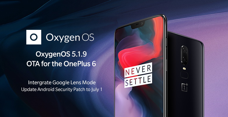 OnePlus 6  Oxygen OS 5.1.9   