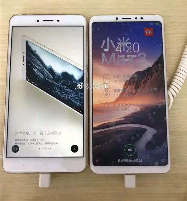 Сравнение Xiaomi Mi Max 3 и Mi Max 2 на фото