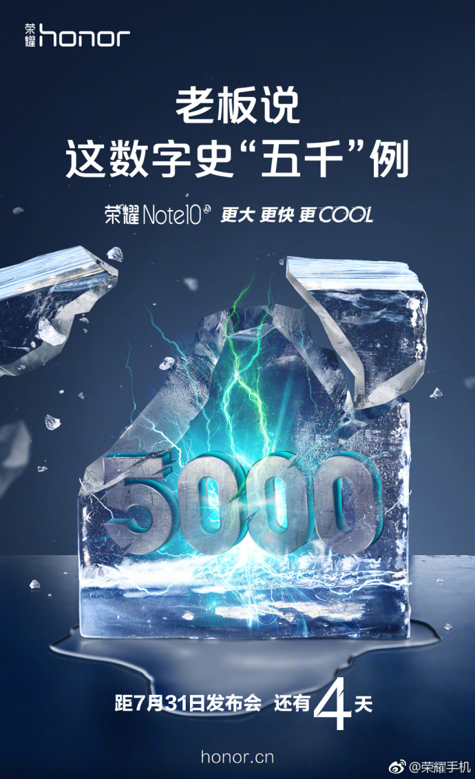 Honor    5000    Note 10
