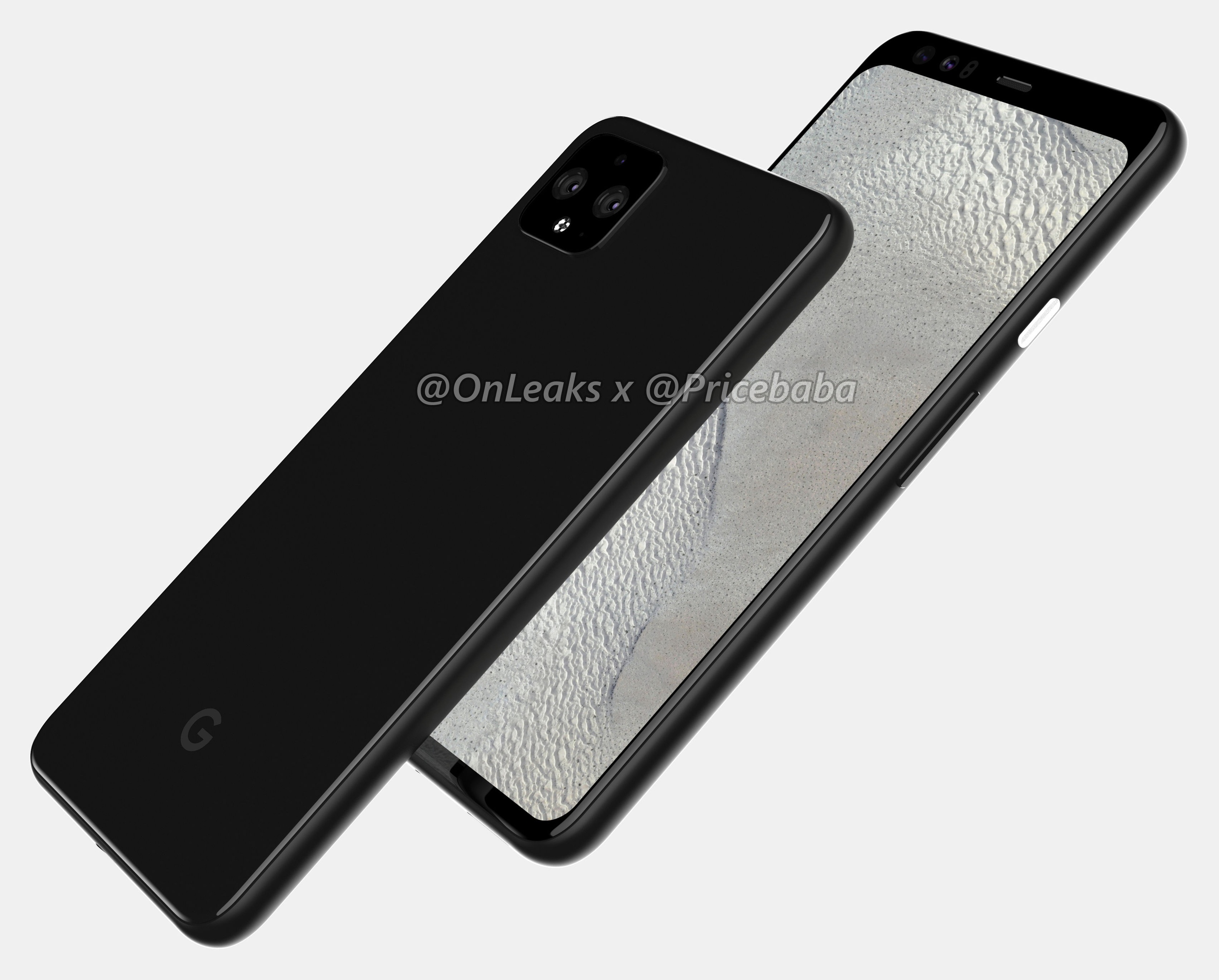 Рендеры и 3D-модель Google Pixel 4 XL с тройной камерой