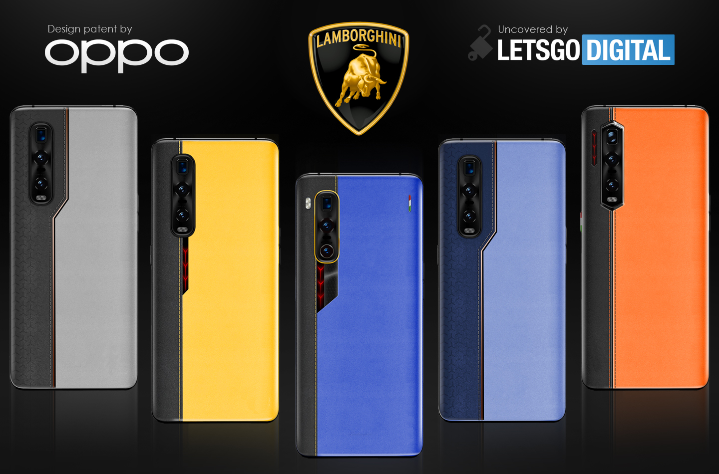 OPPO Find X2 Lamborghini Edition с подэкранной фронталкой на рендерах