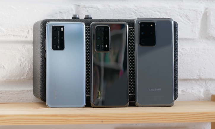 :  Huawei P40 Pro+   P40 Pro  Samsung Galaxy S20 Ult