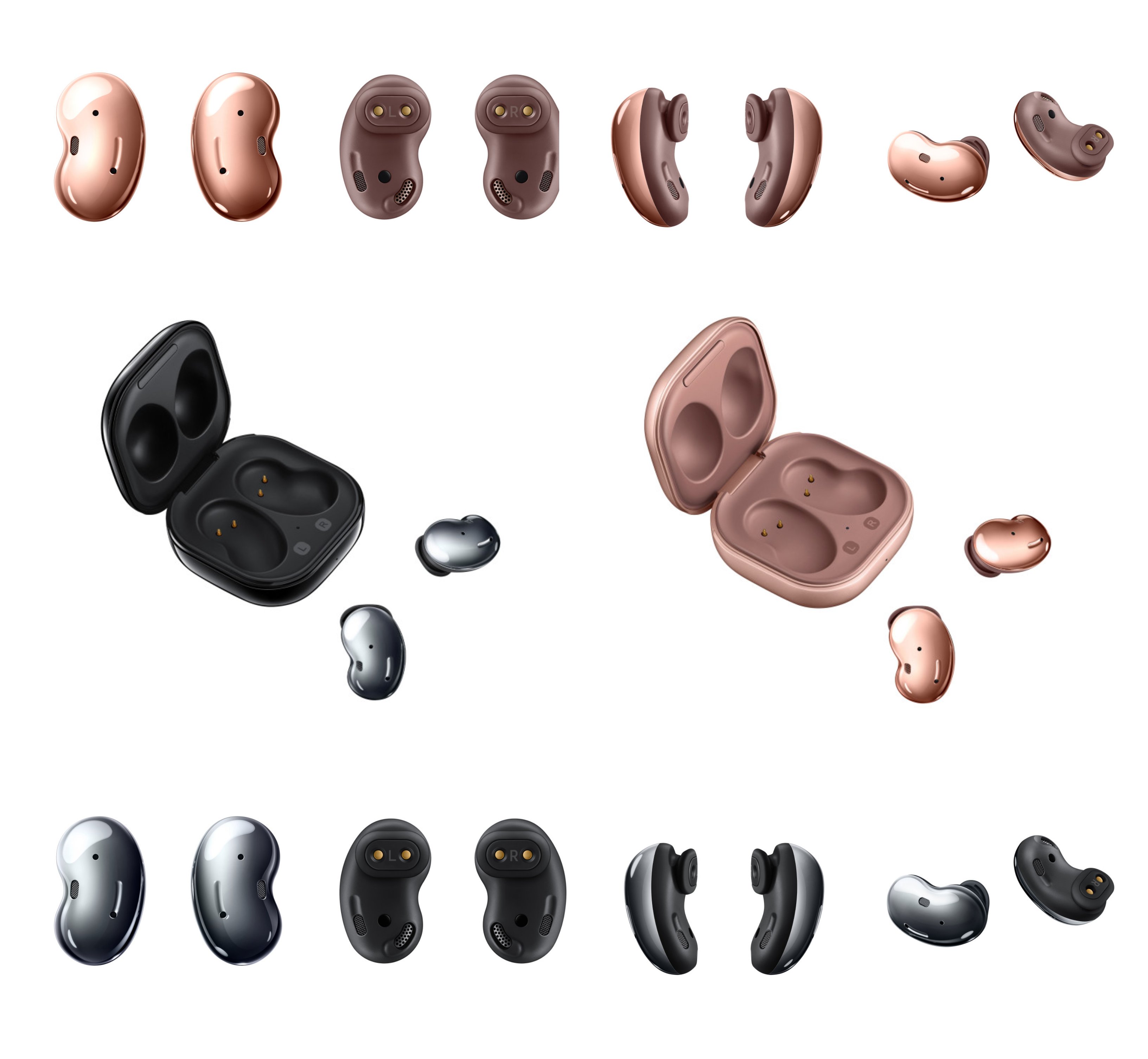 Samsung Galaxy Buds Live: пресс-фото показали &quot;бобы&quot; во всех деталях