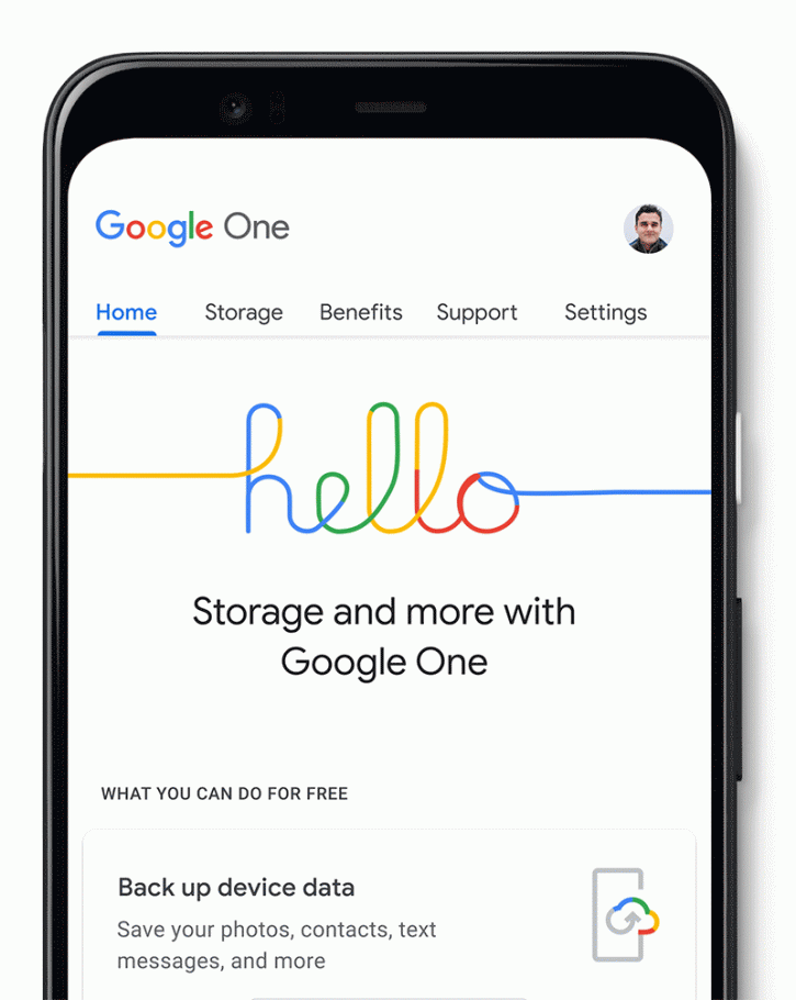 Бесплатное резервное копирование Google One для Android и iOS