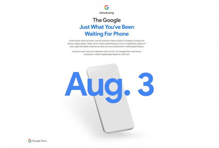 Официально: Google Pixel 4a представят в понедельник