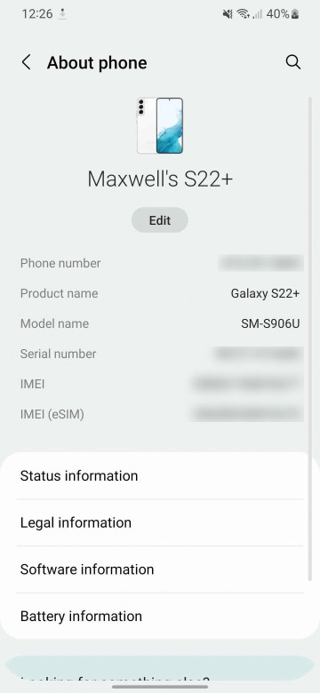   One UI 5  Android 13  Samsung Galaxy S22+