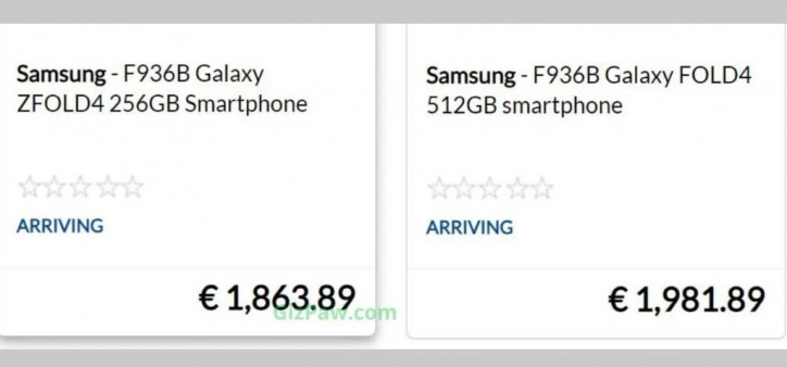 Цены Samsung Galaxy Z Flip 4 и Fold 4 в Европе