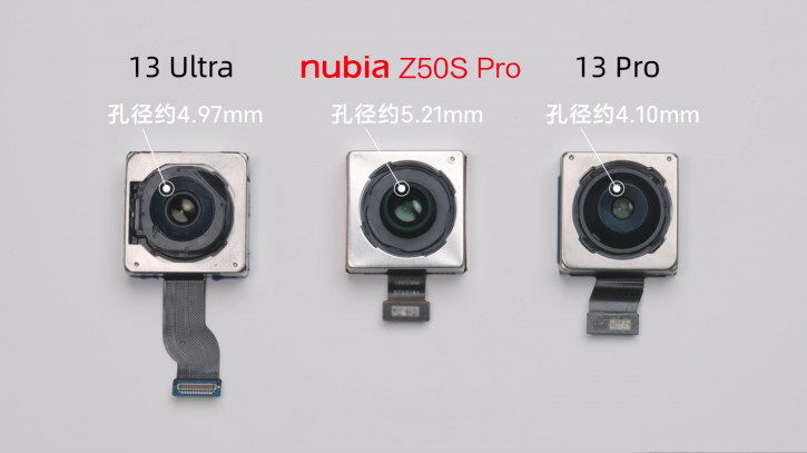 Камера-гигант: Nubia Z50S Pro уже разобрали на видео
