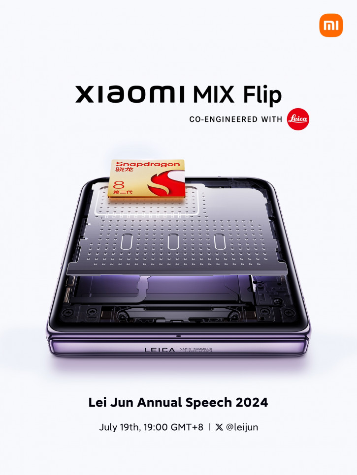 Xiaomi Mix Flip на первых постерах: флагман с рекордной батареей