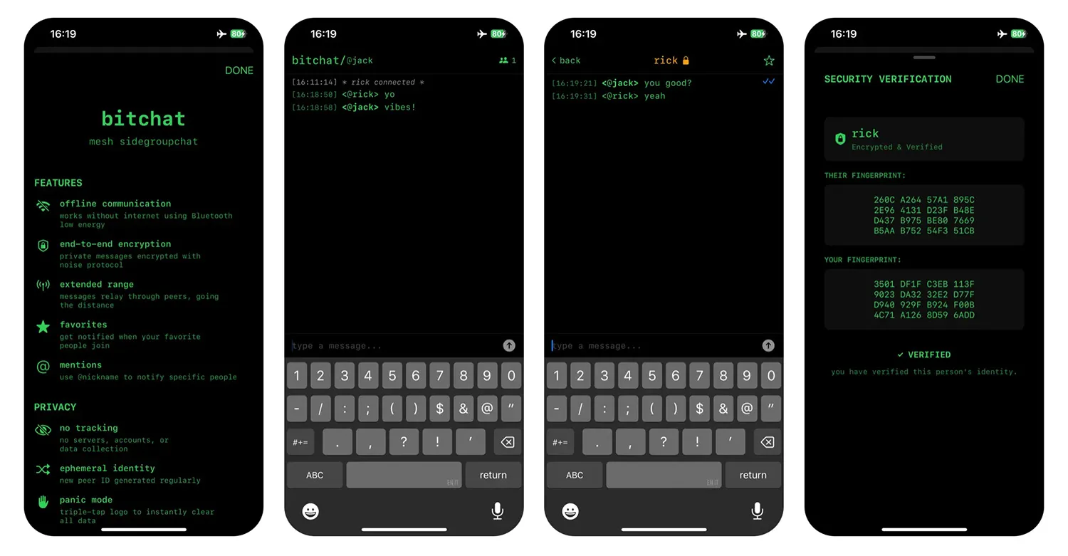 Мессенджер, работающий без Интернета: Bitchat вышел на iOS и Android
