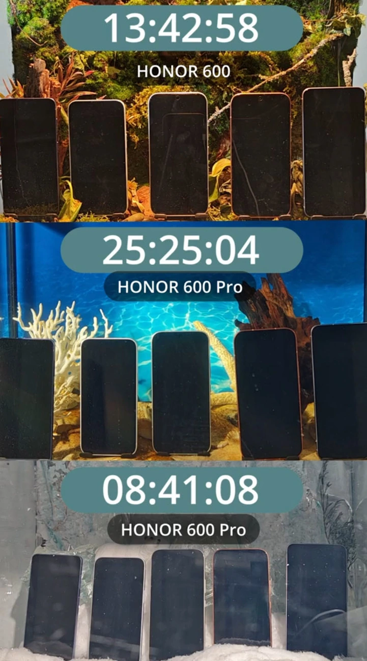 Honor 600 победили Galaxy S26 и iPhone 17e в тесте автономности