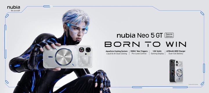 Анонс Nubia Neo 5 GT Special Edition: небыстрый смартфон с водянкой