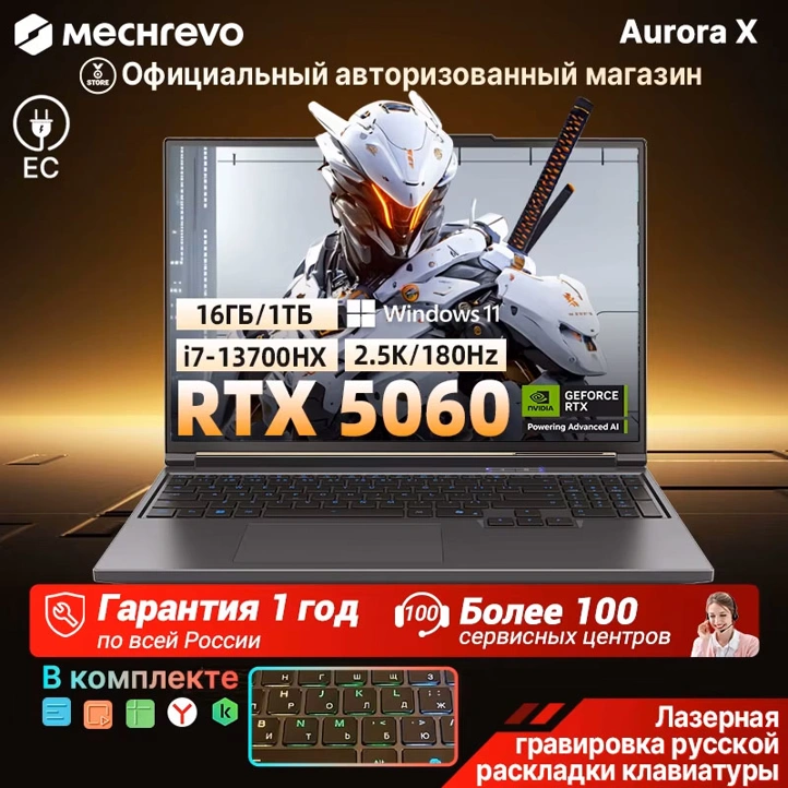 RTX 5060 и Intel Core i7 до «сотки»: скидка на Mechrevo Legend X