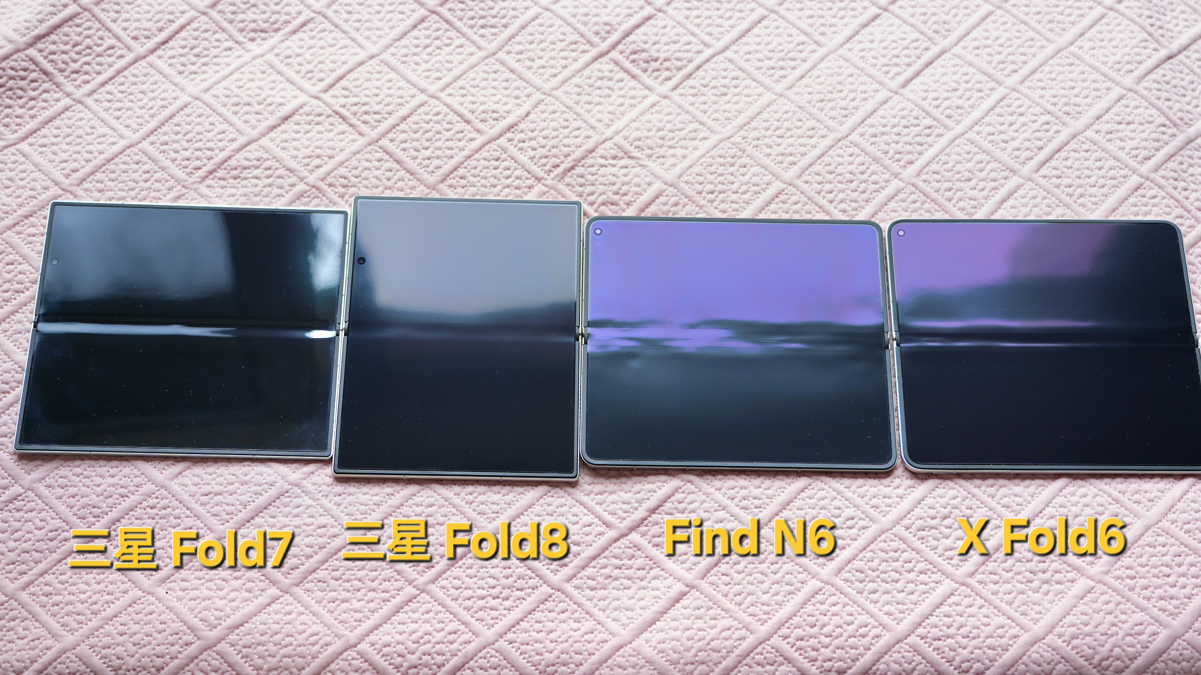 Дисплейные складки Samsung Galaxy Z Fold 8 сравнили с аналогами на видео