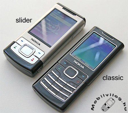 Nokia 6500 classic  Nokia 6500 slider