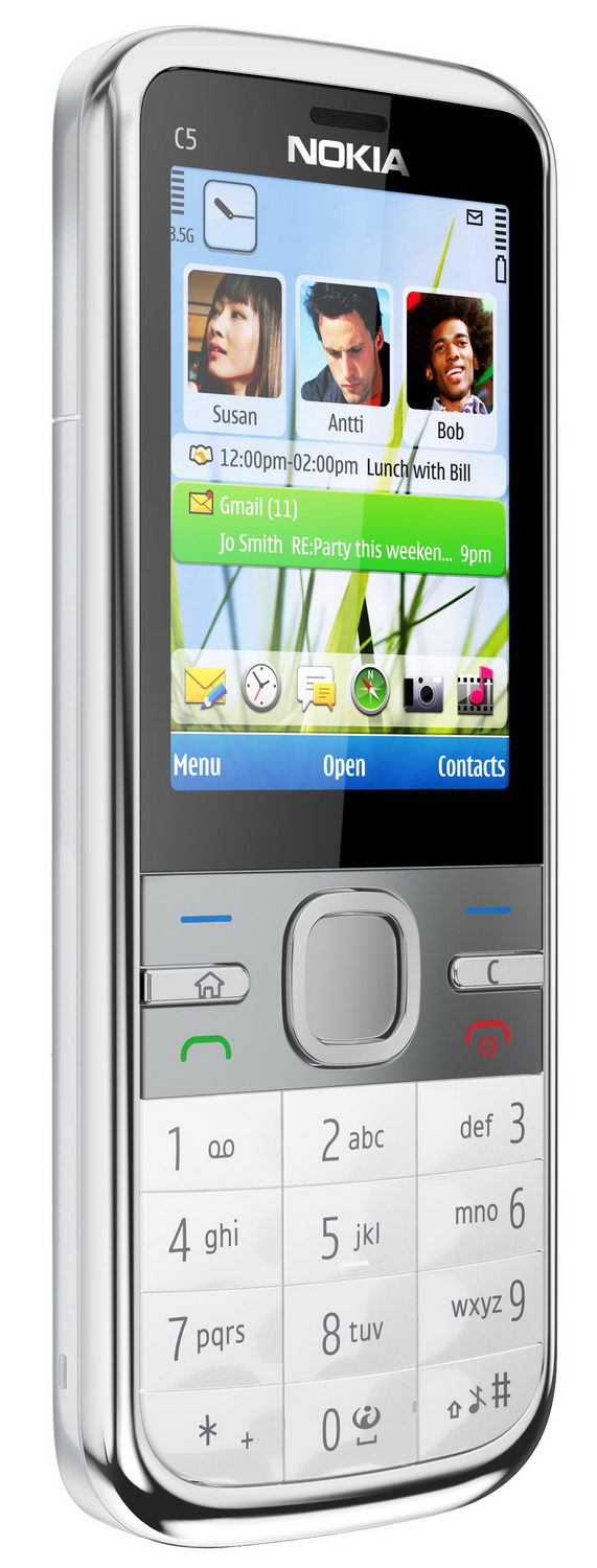 Nokia C5-00 5MP: простой смартфон с 5-Мп камерой