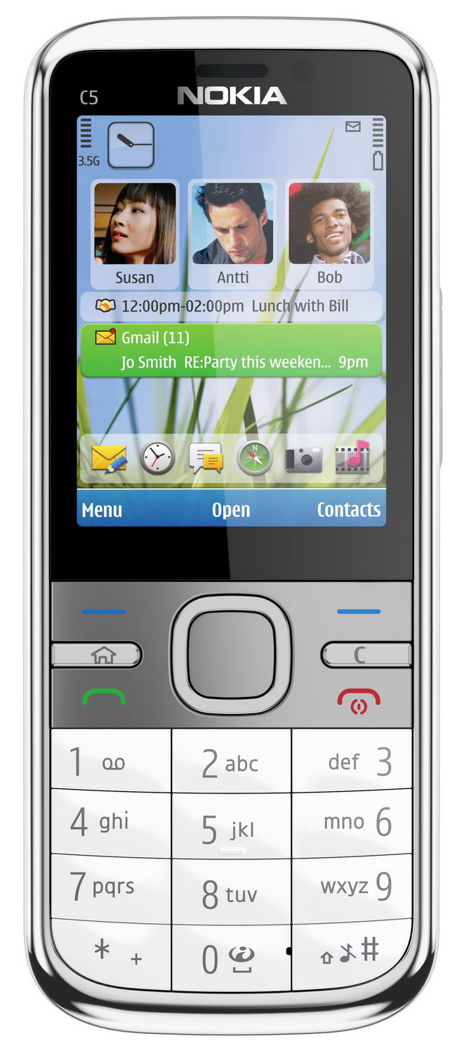 Nokia C5-00 5MP: простой смартфон с 5-Мп камерой