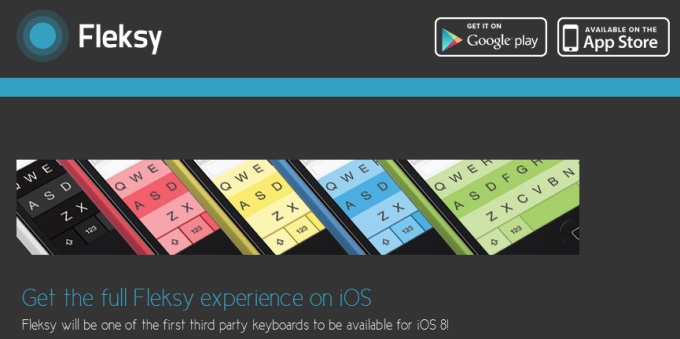 Fleksy, SwiftKey  Swype   iOS 8