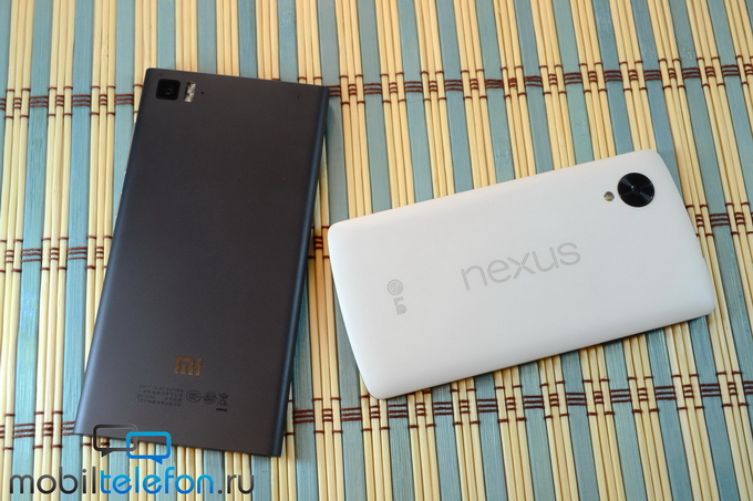 Обзор-сравнение LG Nexus 5 и Xiaomi Mi3