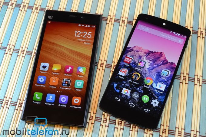 Обзор-сравнение LG Nexus 5 и Xiaomi Mi3