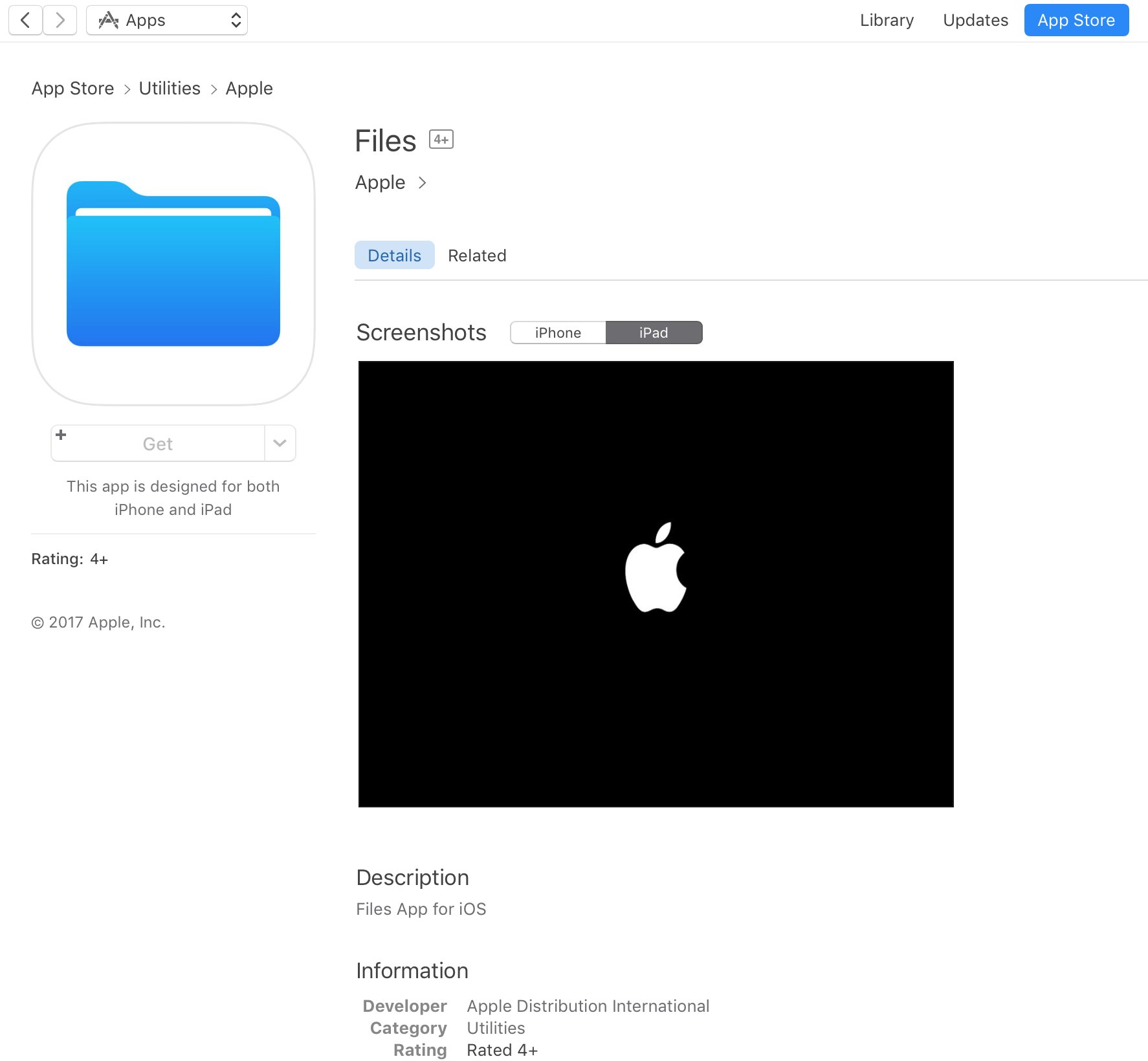 Apps file. Приложения Apple. Скриншот Apple. Приложение files app. App Store IOS 11.