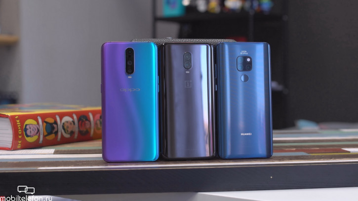 - OnePlus 6T, OPPO RX17 Pro  Huawei Mate 20